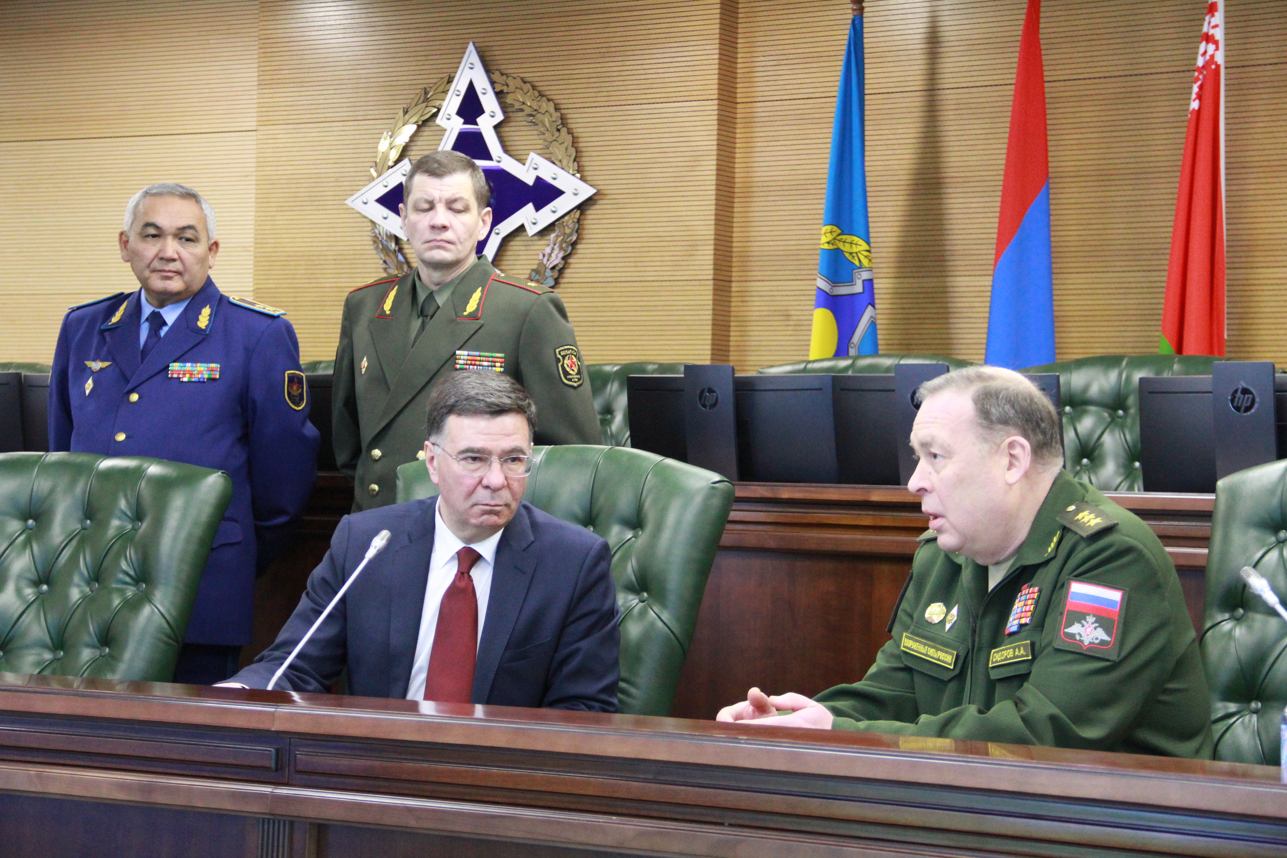 Заместитель главы МИД РФ и Полномочный представитель России при ОДКБ посетили Объединенный штаб Организации Договора о коллективной безопасности
