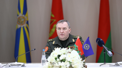 In Minsk, the Defense Minister of the Republic of Belarus Viktor Khrenin addressed a meeting of heads of international military cooperation units of the armed forces of the CSTO member states