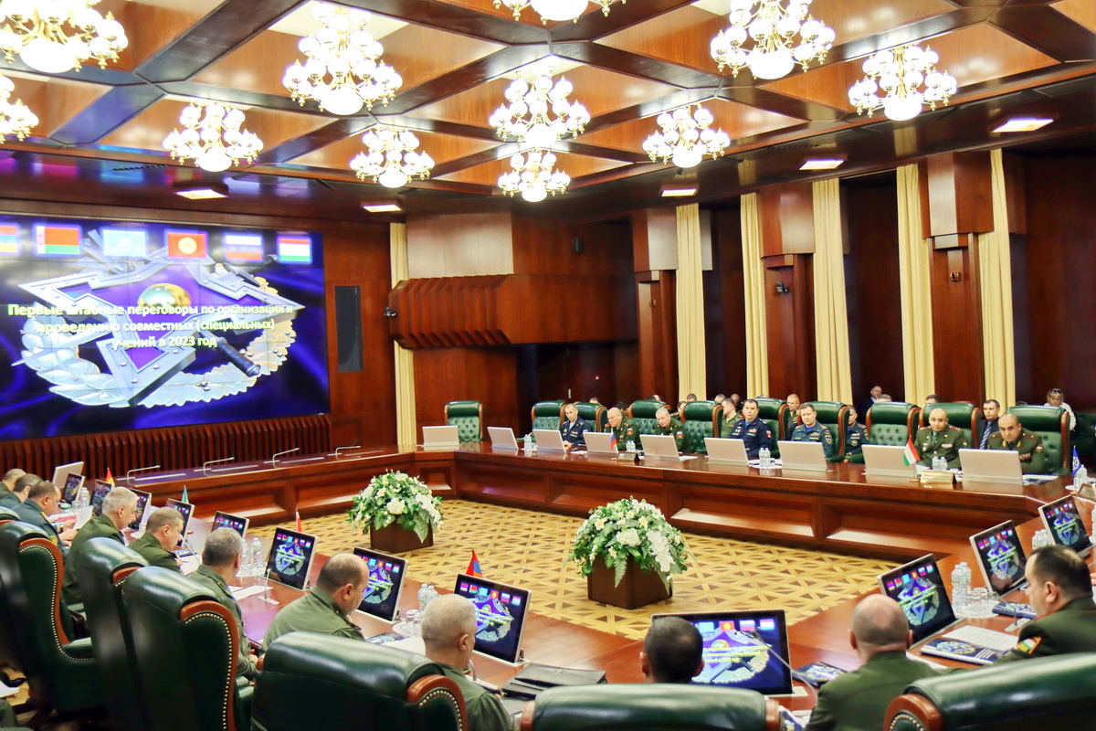 The CSTO Joint Staff held the first staff talks on preparations for trainings with the Collective Forces