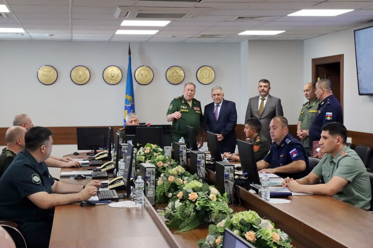 Чрезвычайный и полномочный посол Республики Армения  в Российской Федерации посетил Объединенный штаб Организации Договора о коллективной безопасности