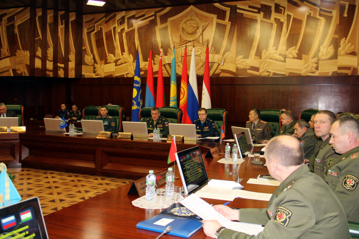 Представители оборонных ведомств обсудили вопросы совершенствования совместной подготовки органов управления  и формирований сил и средств системы коллективной безопасности ОДКБ 