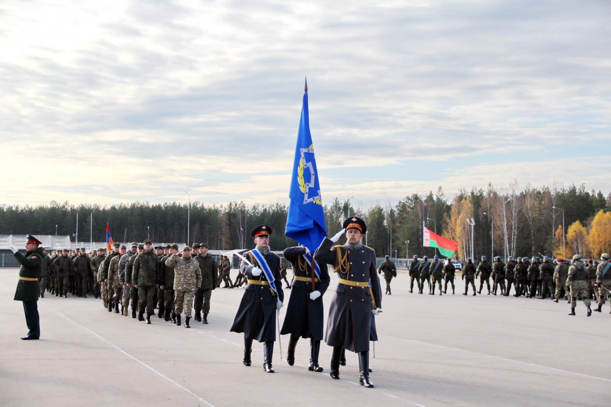 In the Nizhny Novgorod region at the Mulino training ground, a joint training with the CRRF CSTO Interaction-2019 began