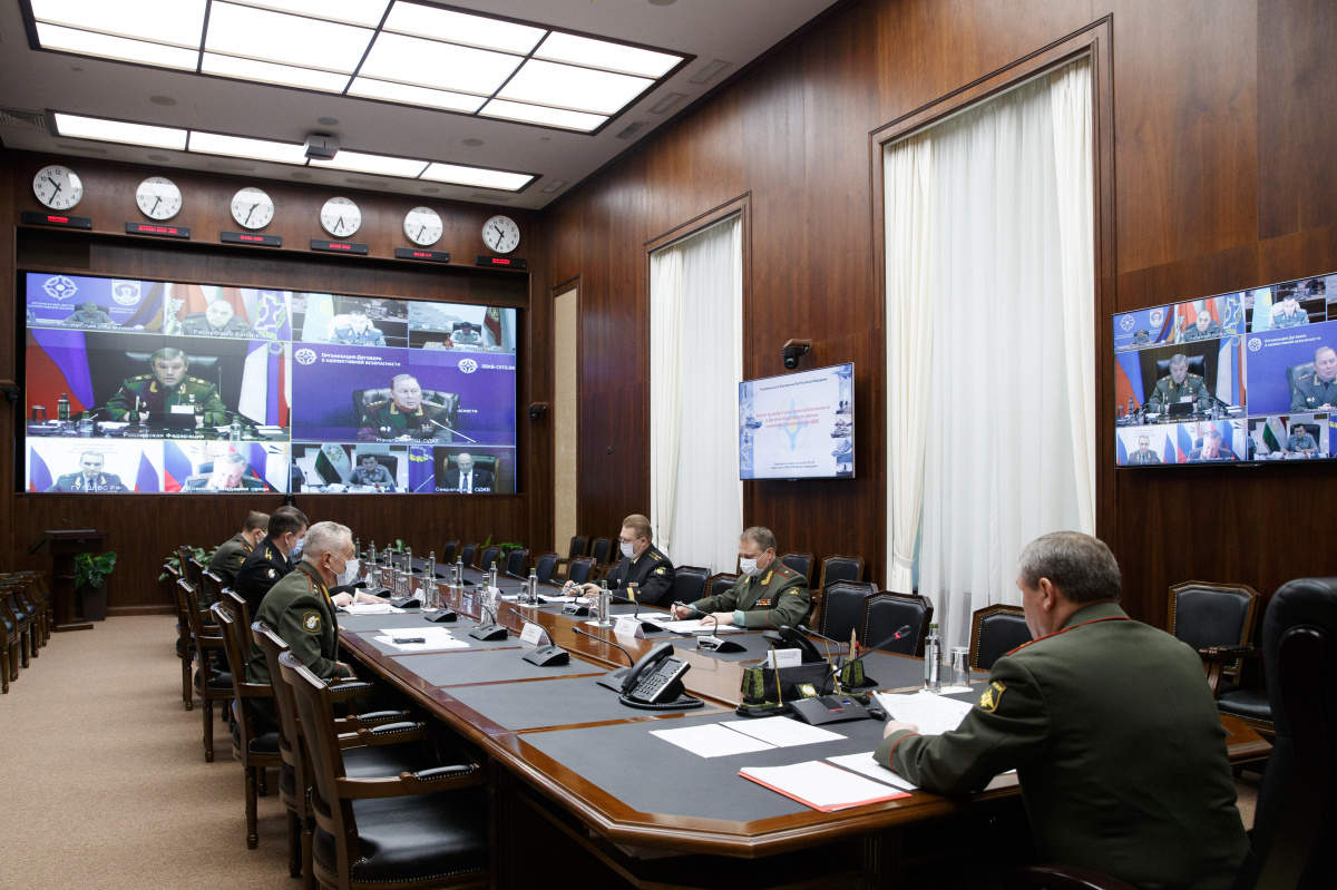 The CSTO Military Committee discussed issues of the development of military cooperation of the Collective Security Treaty Organization member states via video-conferencing