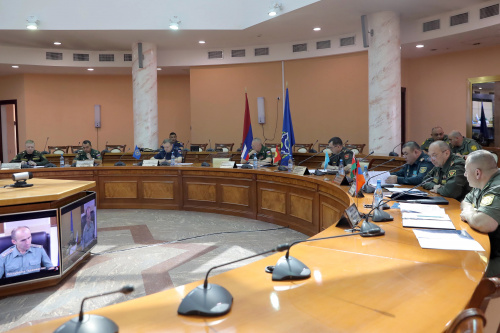 A meeting of the CSTO Defense Ministers Council Working Group on electronic warfare was held in Yerevan