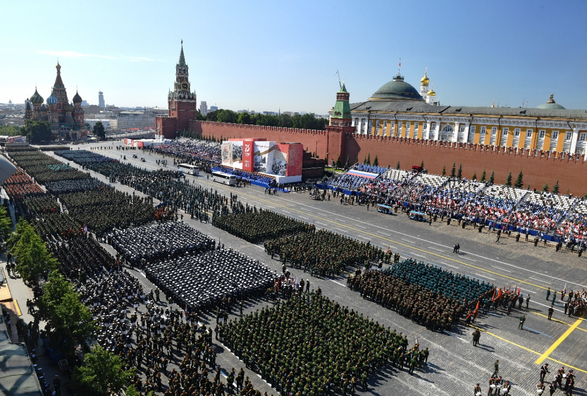 Парадные расчеты вооруженных сил государств – членов ОДКБ приняли участие в Параде Победы на Красной площади